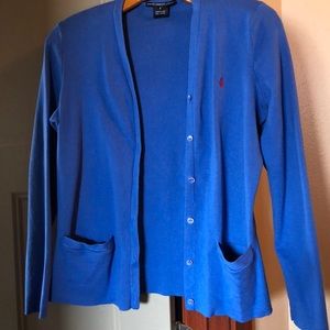 Ralph Lauren Blue Cardigan